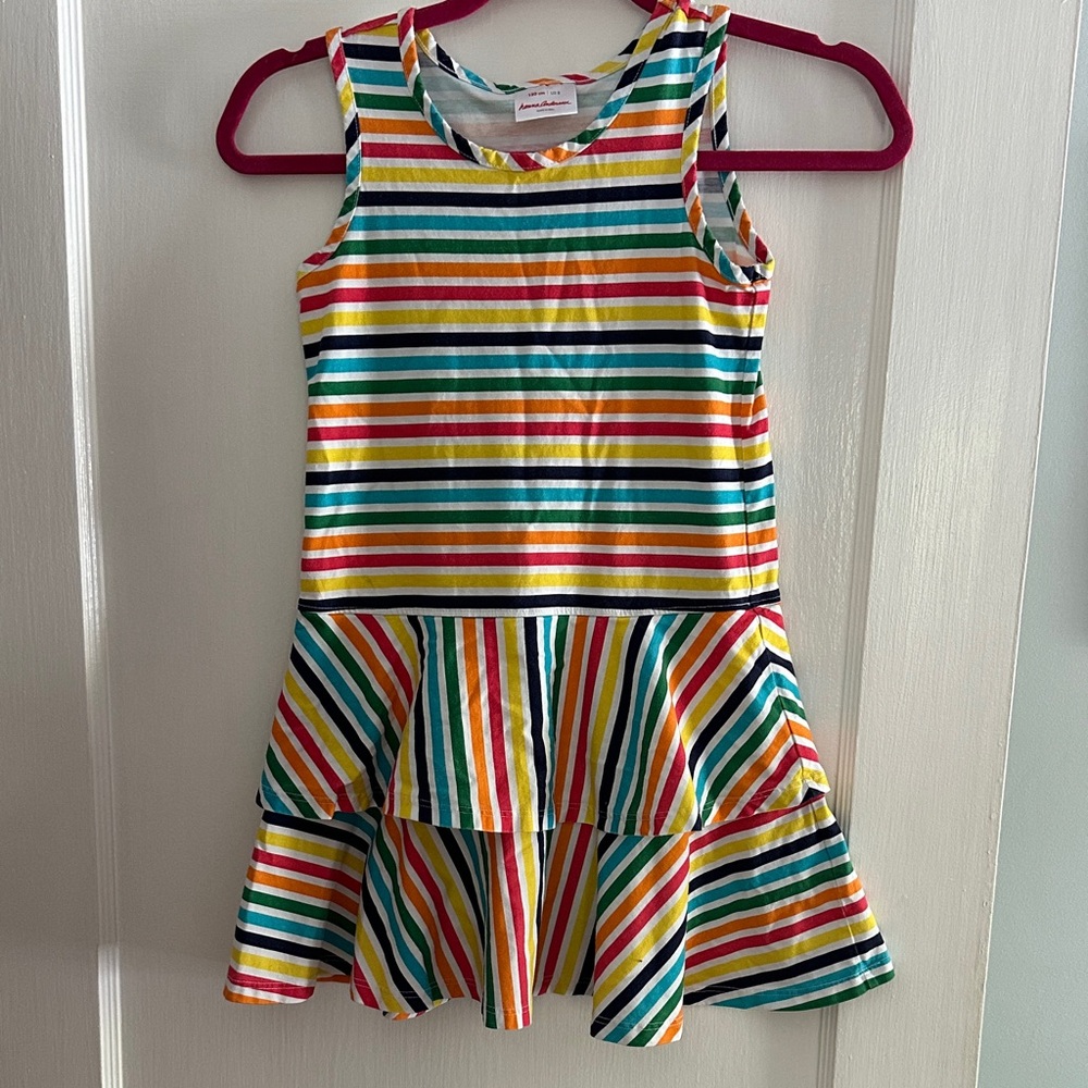 Hanna Andersson Multicolor Striped Kids Dress